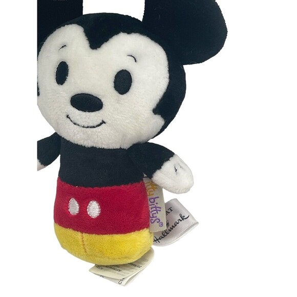 Hallmark Itty Bittys Disney Mickey Mouse Bean Bag Plush 5" Stuffed Toy - Picture 6 of 16